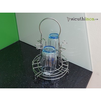 Giá cắm ly, úp cốc 6 chiếc Giá cắm ly, úp cốc 6 chiếc