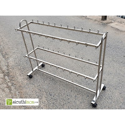 Giá treo khăn 48 móc dùng trong lớp học