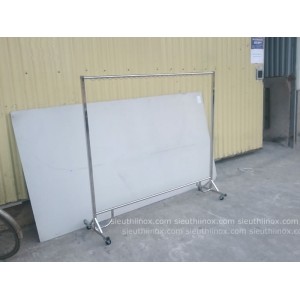 Giàn phơi đơn có bánh xe, D25bx