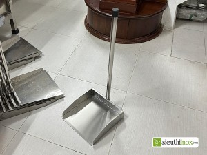 Gầu hót rác inox vuông nhỏ, 20x20cm