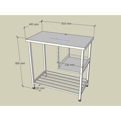 Kệ để bếp ga inox BG8145 Kệ để bếp ga inox BG8145