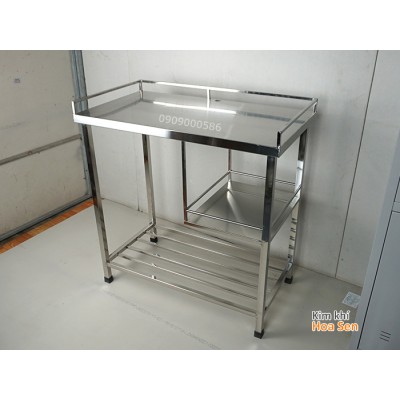 Bàn để bếp ga có lan can chắn, BG8046LC