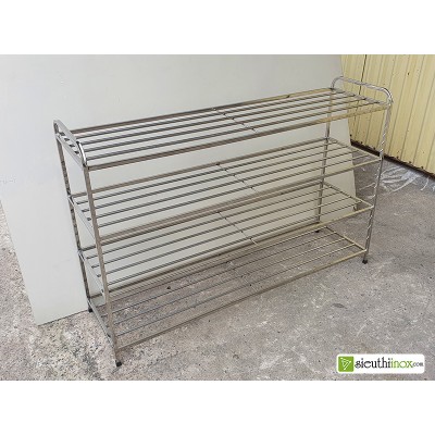 Kệ để giày dép inox 4 tầng 1000x300