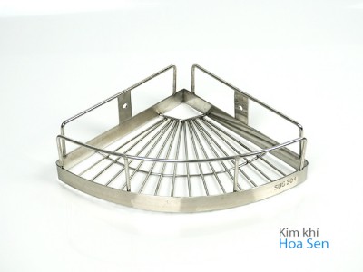 Kệ góc inox 1 tầng