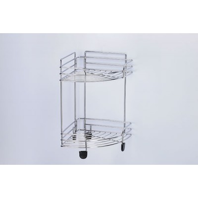 Kệ góc inox 304, 2 tầng, BN640