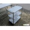 Kệ inox 3 tầng tấm phẳng, 70x40