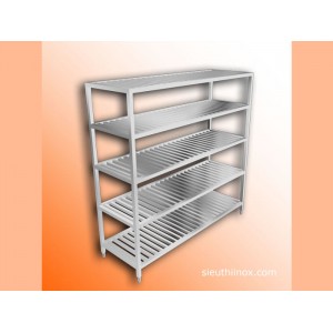 Kệ inox 5 tầng nan