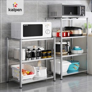 Kệ inox 3, 4, 5 tầng lắp ghép Kalpen các cỡ