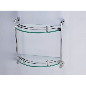 Kệ kính 2 tầng cong BN400 Kệ kính 2 tầng cong BN400