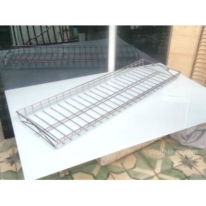 Giá inox úp bát đĩa lắp tủ bếp trên