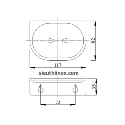 Kệ để xà bông inox 304 (BAO - XP006) Kệ để xà bông inox 304 (BAO - XP006)