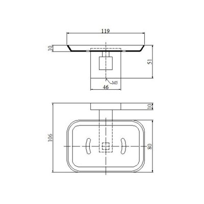 Kệ để xà bông BNV06
