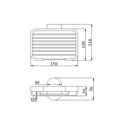 Kệ để xà bông nan lưới D1 Kệ để xà bông nan lưới D1