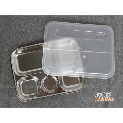 Khay cơm inox 5 ngăn, 5N3124 Khay cơm inox 5 ngăn, 5N3124