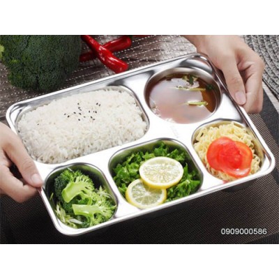 Khay cơm văn phòng 5 ngăn, 5N2822 Khay cơm văn phòng 5 ngăn, 5N2822