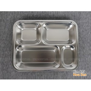 Khay cơm văn phòng 4 ngăn, 4N2822S3