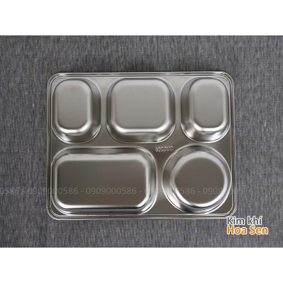 Khay cơm văn phòng 5 ngăn, 5N2822 Khay cơm văn phòng 5 ngăn, 5N2822