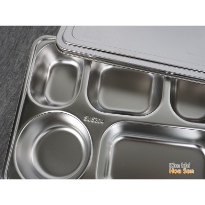 Khay cơm văn phòng 5 ngăn, 5N2822 Khay cơm văn phòng 5 ngăn, 5N2822