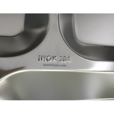 Khay cơm inox 6 ngăn (cuốn mép) inox 304