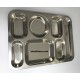 Khay cơm inox 6 ngăn thanh lý
