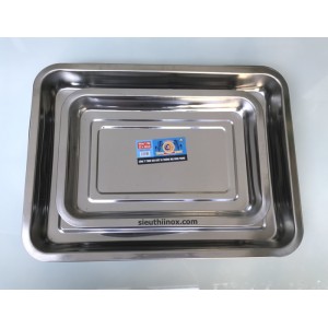Khay inox sâu 5 cm Khay inox sâu 5 cm