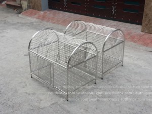 Chuồng chó mèo inox, KT 40x60