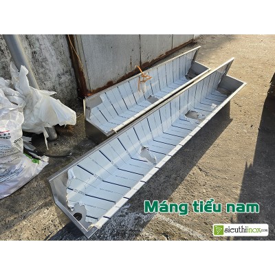 Máng tiểu inox dùng cho nhà hàng