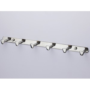 Móc treo quần áo inox 6 khuyên, BN336 Móc treo quần áo inox 6 khuyên, BN336