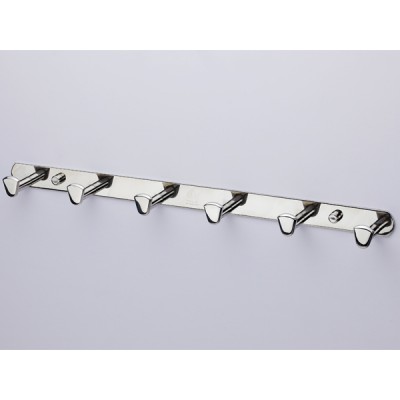 Móc treo quần áo inox 6 khuyên, BN336 Móc treo quần áo inox 6 khuyên, BN336