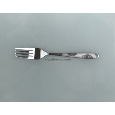 Thìa dĩa inox hoa văn
