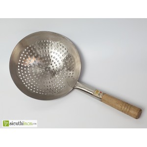 Chao xương inox cán gỗ Chao xương inox cán gỗ