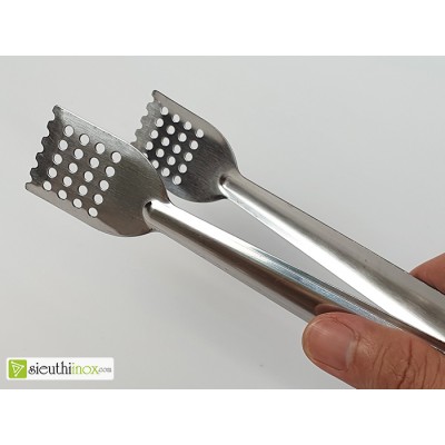 Gắp thức ăn, gắp đá viên inox (gắp vuông 17cm) Gắp thức ăn, gắp đá viên inox (gắp vuông 17cm)