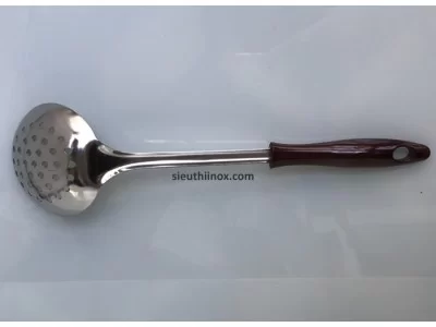 Muôi inox lỗ thủng (ốp nâu) Muôi inox lỗ thủng (ốp nâu)