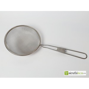 Rây lọc inox 20cm cán dài Rây lọc inox 20cm cán dài