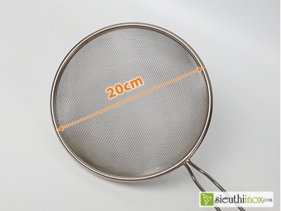 Rây lọc lưới inox, loại 20cm