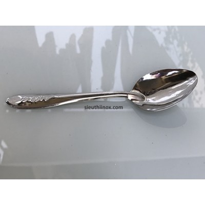 Thìa inox hoa văn mỏng