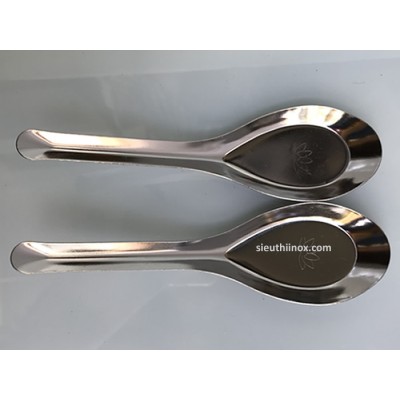 Thìa phở inox dày cán dài