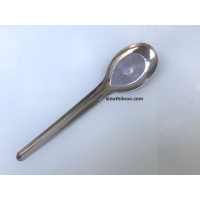 Thìa phở inox mỏng cán dài