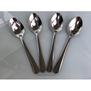 Thìa súp inox trơn đầu nhọn Thìa súp inox trơn đầu nhọn