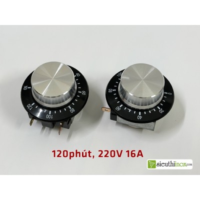 Hẹn giờ cơ 120 phút dùng cho tủ sấy, lò nướng