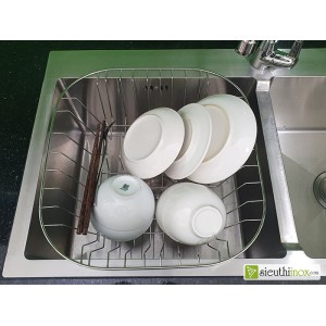 Rổ để bồn rửa, rổ úp chén bát hình chữ nhật Rổ để bồn rửa, rổ úp chén bát hình chữ nhật