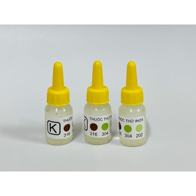 Thuốc thử phân biệt nhanh và chính xác inox 316, 5ml Thuốc thử phân biệt nhanh và chính xác inox 316, 5ml