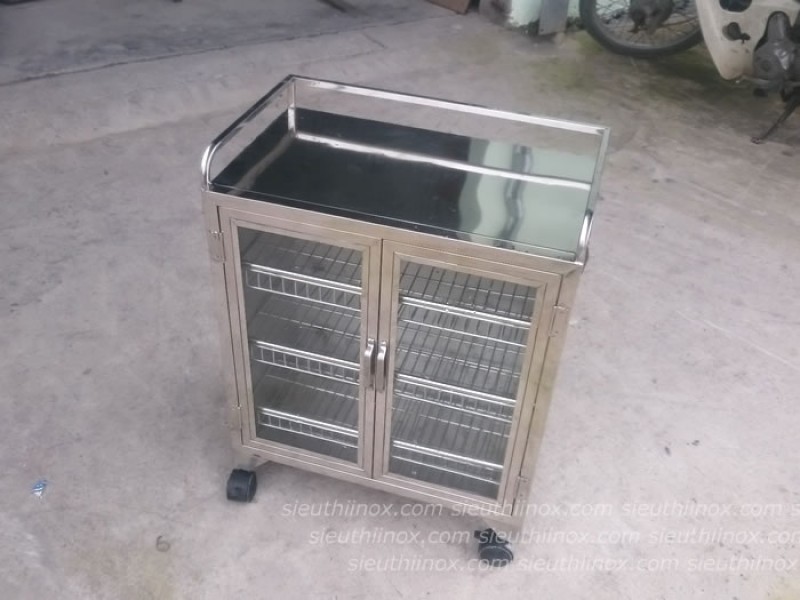 Tủ inox đựng ca cốc