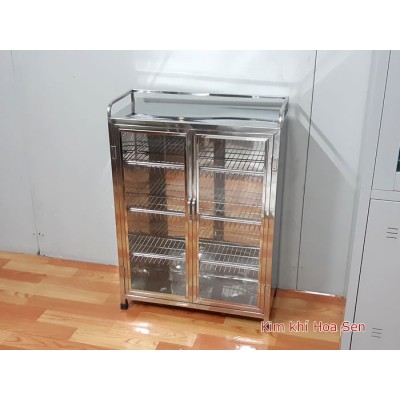 Tủ úp ca cốc trường học, có lan can