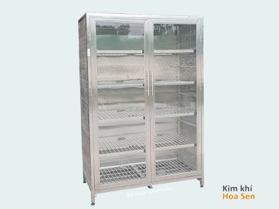 Tủ đựng khay, bát inox