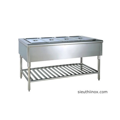 Bàn quầy giữ nóng thức ăn có giá nan