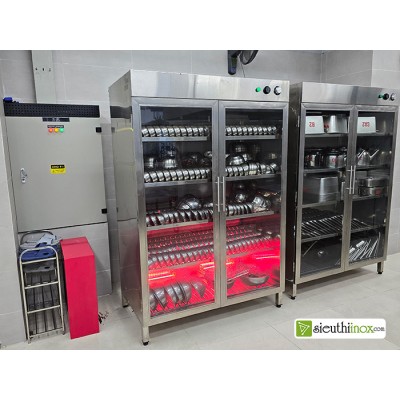 Tủ sấy bát inox 1200L 5 tầng