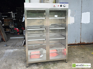 Tủ sấy bát đĩa công nghiệp dùng trong bếp ăn tập thể