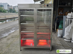 Tủ sấy bát đĩa công nghiệp inox 304, 1200DH