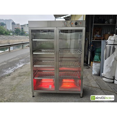Tủ sấy bát đĩa công nghiệp inox 304, 1200DH